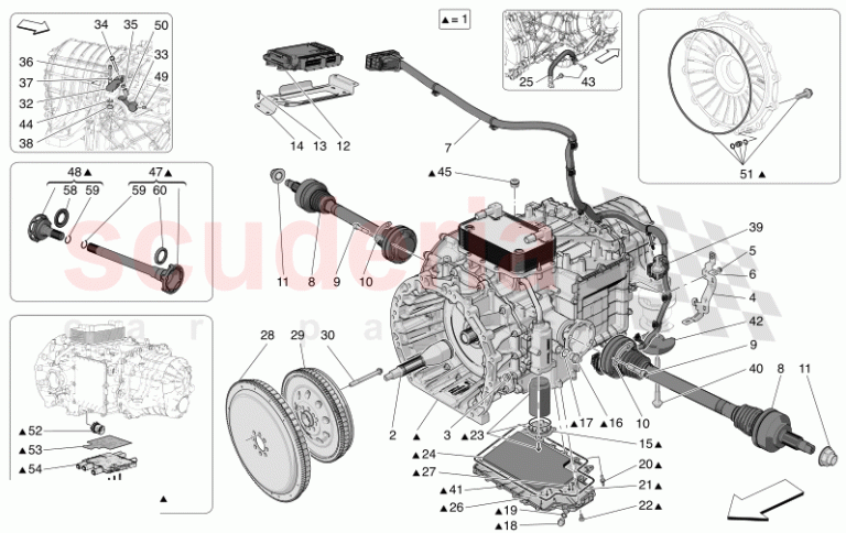 Maserati MC20 3.0 BT V6 2WD 630HP Otomatik Şanzıman Yağ Soğutma ve Yağlama Sistemi